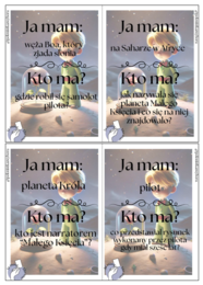 Karty Ja mam... Kto ma? do lektury "Mały Książę", egzamin ósmoklasisty