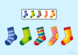 Dzień Kolorowej Skarpetki - zestaw