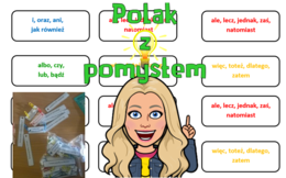 Zdania złożone współrzędnie - układanka spinaczowa