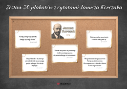 PLAKATY Z CYTATAMI – JANUSZ KORCZAK
