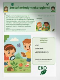 Temat: Zostań młodym ekologiem! LEKCJA