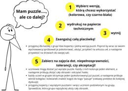 Gra edukacyjna PUZZLE: niepełnosprawność, akceptacja, tolerancja (pedagog, pedagog specjalny, psycholog, wychowawca)