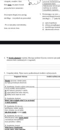Poezja i środki stylistyczne - sprawdzian dla kl. 8