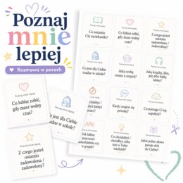 Rozmówka w parach: poznaj mnie lepiej