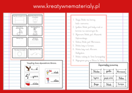 Wklejki do zeszytu - Polska