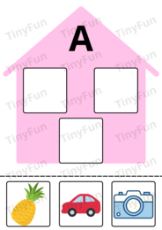 🏠✨ Domki Literkowe – Nauka Alfabetu Poprzez Zabawkę i Obrazki 📚