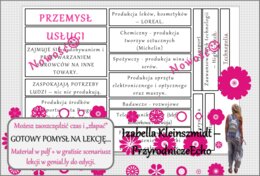 Pomysł na lekcję/karta pracy/stacje zadaniowe/notatki/ materiał do lekcji do tematu „Przemysł i usługi we Francji"” w pdf. W gratisie niekomercyjny scenariusz lekcji/pomysł na lekcję w programie genial.ly do edycji. Geografia 6. Dział „Gospodarka Europy”