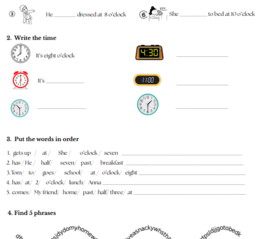 Shine on 3 Unit 7 Lesson 1-3 (My busy day) + Wordwall