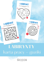 LABIRYNTY - karty pracy - guziki