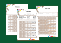 WIELKANOC – wykreślanka