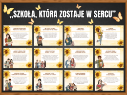 Refleksyjna gazetka na zakończenie roku szkolnego - SZKOŁA, KTÓRA ZOSTAJE W SERCU