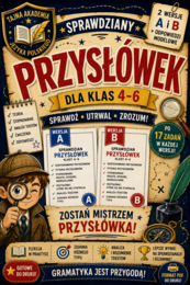 Przysłówek – sprawdziany kl. 4–6 | wersja A i B  + odpowiedzi modelowe