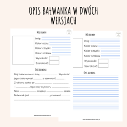 BAŁWANEK ZE SKARPETEK I RYŻU - INSTRUKCJA + DZIAŁANIA EDUKACYJNE