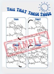 Zaimki wskazujące-WKLEJKA - ĆWICZENIA -Demonstrative pronouns THIS/THAT/THESE/THOSE- klasa 4 SP