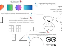 Wycinanki - dla przedszkolaków