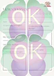 Mój Dziennik Lektur – Pakiet Kart Pracy i Tropiciel Czytelnictwa (6 stron)