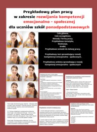 Plan pracy zajęcia emocjonalno - społeczne. Szkoła ponadpodstawowa