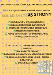 Angielski 23 strony KRZYŻÓWKI
