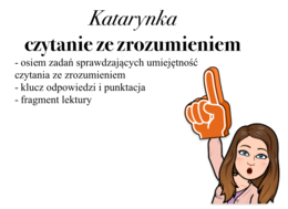 Katarynka - czytanie ze zrozumieniem