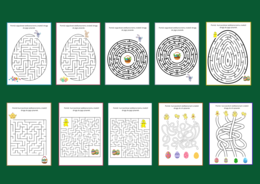 WIELKANOC – labirynty – 10 wersji