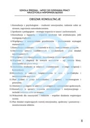 Nauczyciel wspomagający w szkole średniej – przykładowe wpisy do dziennika