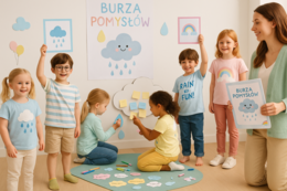 Scenariusz zajęć "Burza pomysłów — deszcz"