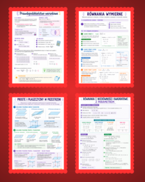 Pakiet notatek z matematyki do klas 1-4 Nowa Era R