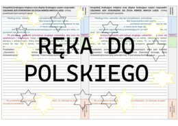 Karta pracy usprawniająca redagowanie rozprawki: "Człowiek jest stworzony do życia wśród innych ludzi". Elementy retoryczne. "Opowieść wigilijna". "Dziady" cz. II.
