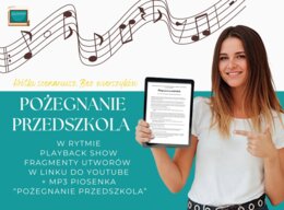 Pożegnanie przedszkola. Krótki scenariusz. Piosenka mp3 "Pożegnanie przedszkola".