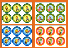 DZIEŃ PSZCZÓŁ – MEDALE – 4 wersje – biblioteka – świetlica – przedszkole - wiosna