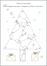 Świąteczne miary kątów