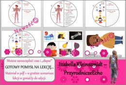Pomysł na dwie lekcje/karta pracy/stacje zadaniowe/materiał do lekcji do tematu „Układ nerwowy kontroluje pracę organizmu” w pdf. W gratisie niekomercyjny scenariusz lekcji/pomysł na lekcję w programie genial.ly do edycji. Przyroda 4. Dział „Odkrywamy ta