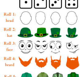 ST. PATRICK'S DAY - GOTOWA LEKCJA DLA KLAS 1-3; FLASHCARDS, WORKSHEETS, TRACING, HUNT, PICTIONARY, ROLL A LEPRECHAUN, CRACK THE CODE