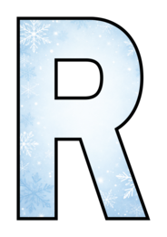 Alfabet zimowy A–Z – dekoracja sali i gazetki | Litery + śnieżynki i gwiazdki