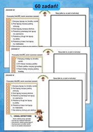 Detektyw instrukcji. Czytam. Myślę. Sprawdzam (1-3)