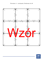 Tetromino - Dodawanie do 20 | matematyka