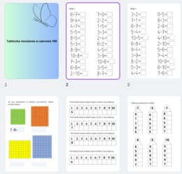 Tabliczka mnożenia w zakresie 100
