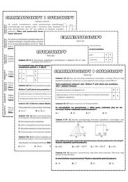 Mini E8 - bryły (graniastosłupy i ostrosłupy). Klasa 8. Egzamin ósmoklasisty