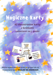 ✨ Magiczne karty – kreatywna zabawa z językiem polskim! ✨