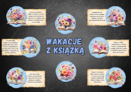 GAZETKA WAKACYJNA "WAKACJE Z KSIĄŻKĄ"