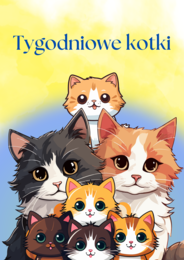 Tygodniowe kotki - ebook, nauka nazw dni tygodnia