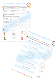 Tiger and friends 2 unit 5 KARTKÓWKA