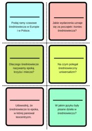 Średniowiecze – karty do gry