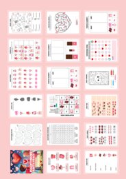 Walentynkowe Karty Pracy