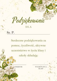 Wzory dyplomów i druków na zakończenie roku szkolnego