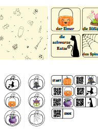 Święto dyni w języku niemieckim - gry i zabawy dla młodszych dzieci, QR-kody, piosenka, przepis na zupę dyniową