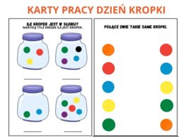 4 KARTY PRACY DZIEŃ KROPKI 15 WRZEŚNIA