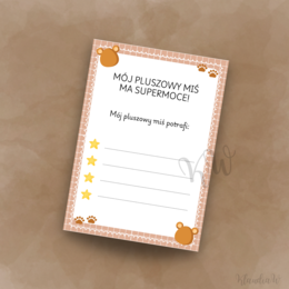 DZIEŃ PLUSZOWEGO MISIA - KSIĄŻECZKA