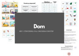 Polski dla obcokrajowców: DOM - gry i ćwiczenia na różnych poziomach (do B1)