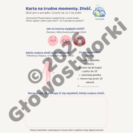 Karta pracy o złości — Głowostworki (BEZPŁATNA)